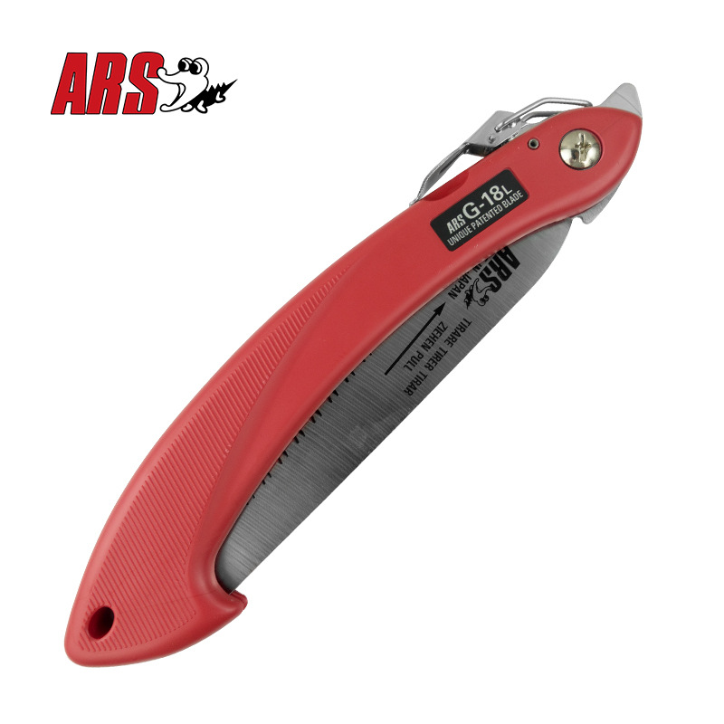 进口日本爱丽斯ARS涡轮推动折叠锯爱丽斯G-18L果树锯子手锯修枝锯