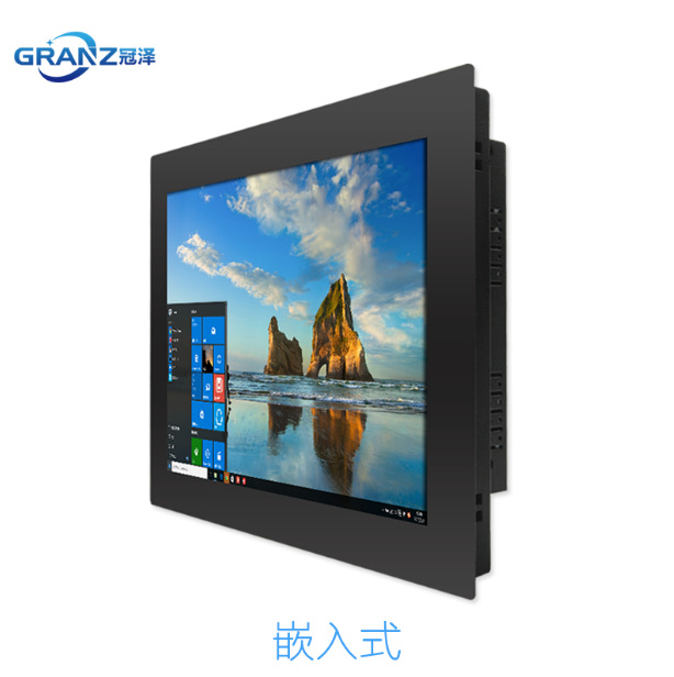 工业平板电脑嵌入式触控工厂生产线工控一体机防尘耐高温工厂直销