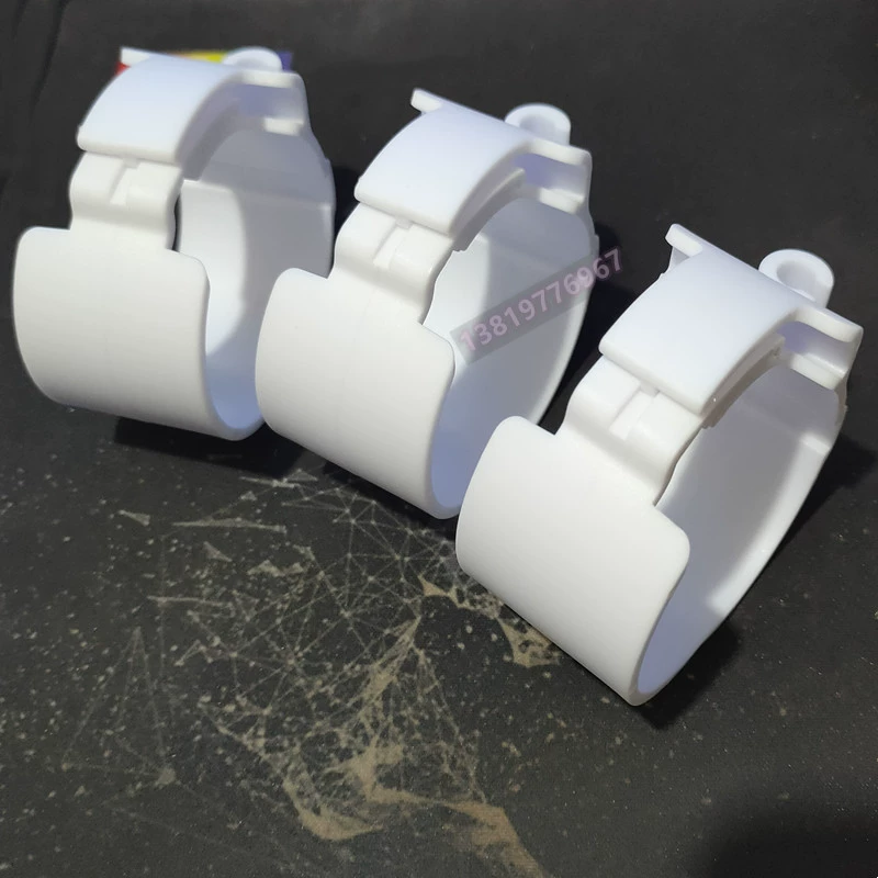 Зажим для нейлоновой трубы, пряжка из белой смолы, винтовой стержень, зажим для лифта, труба центрального кондиционирования, пряжка для быстрой установки, вторая карта