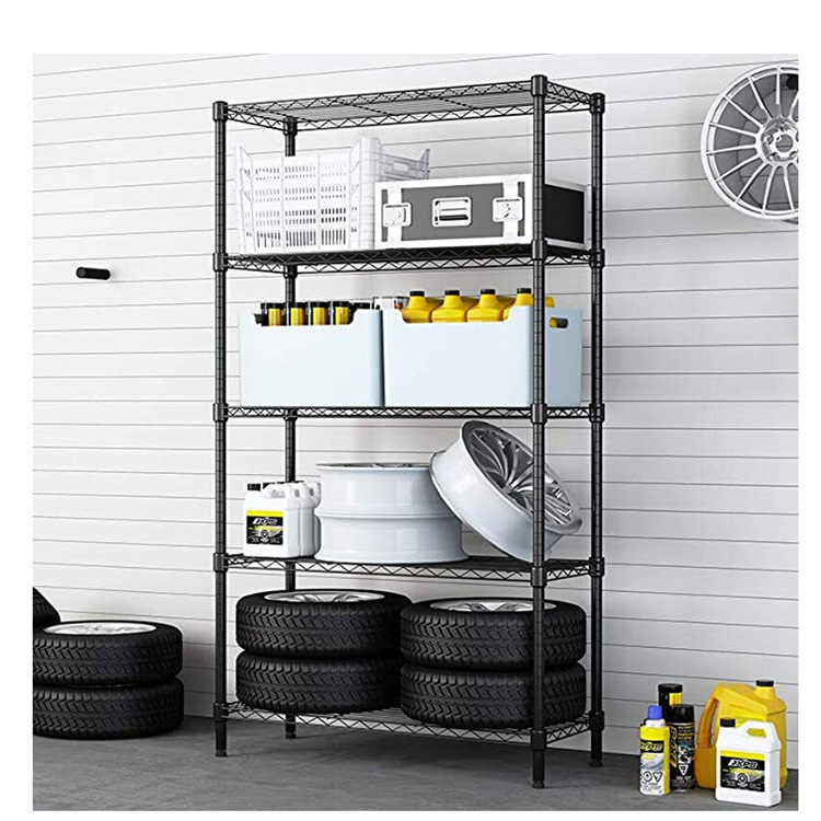 5层金属轮胎架货架 落地式收纳架 汽车工具收纳架 机油展示架定制