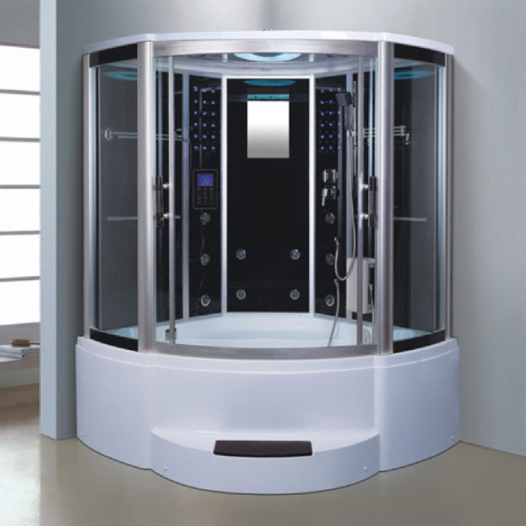 Sala de vapor con bañera de masaje baño ducha baño integrado sala de vapor húmedo sauna