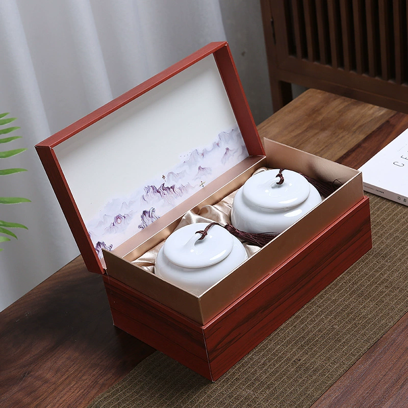 Small universal gift box, green tea, tea bags, pack