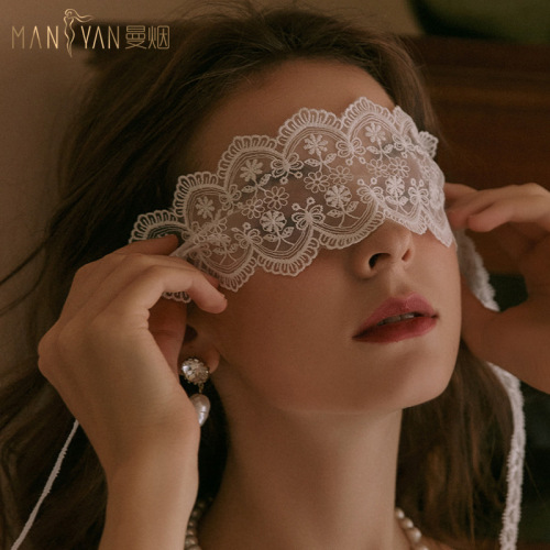 Manyan sexy lingerie sexy lace see-through ribbon fairy eye mask sexy accessories dropshipping 9878