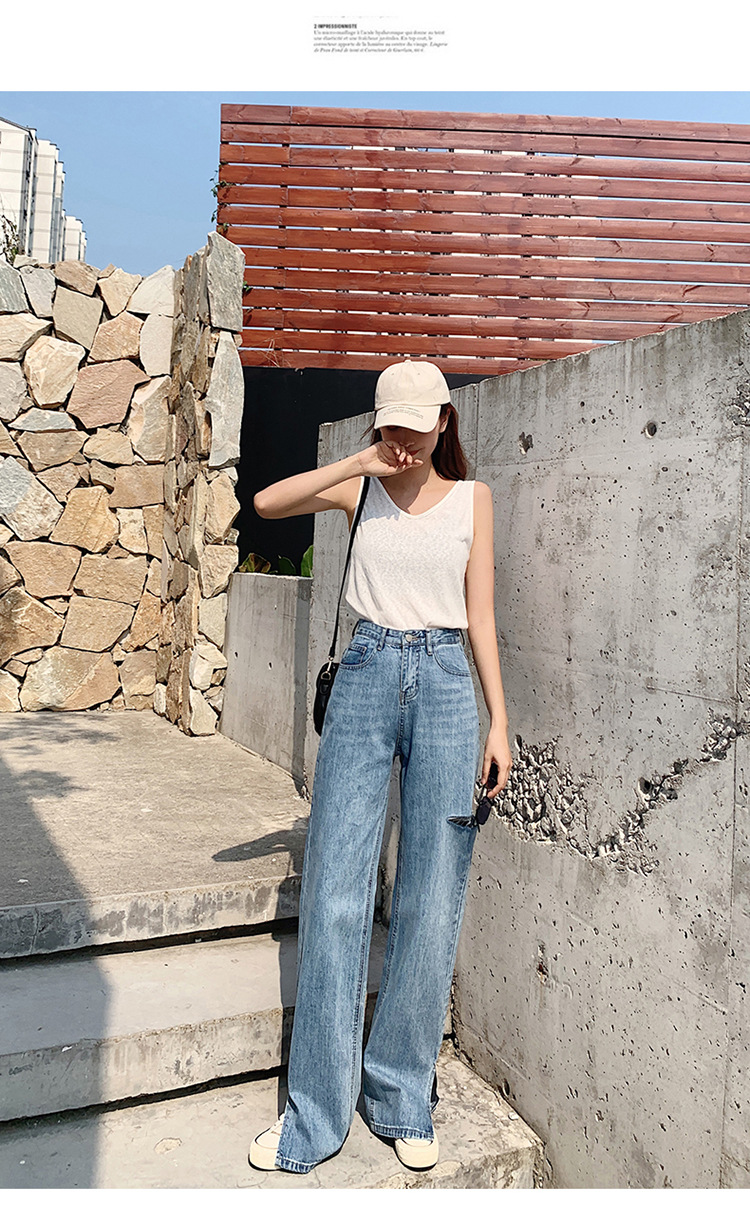 Pantalon léger femme en coton - Ref 3430258 Image 16