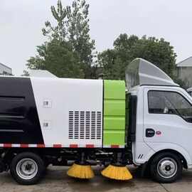 国六东风途逸扫路车 小型汽油机扫路车 3方扫路车图片
