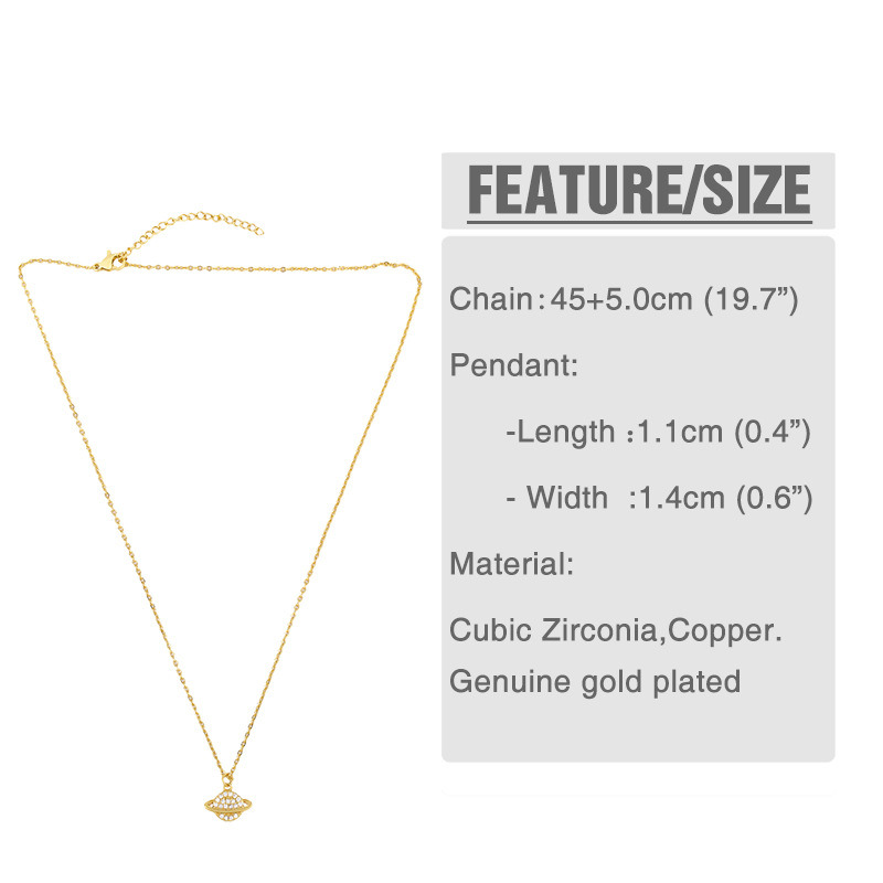 Cross necklace Korean planet diamond pendant necklace yiwu nihaojewelry new accessories wholesale