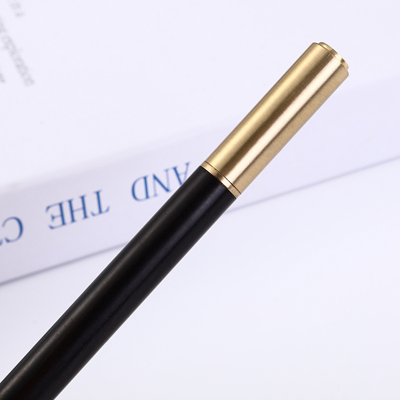 Fábrica en stock firma de metal pluma de madera bolígrafo regalo de negocios publicidad pluma de latón pluma letras logotipo