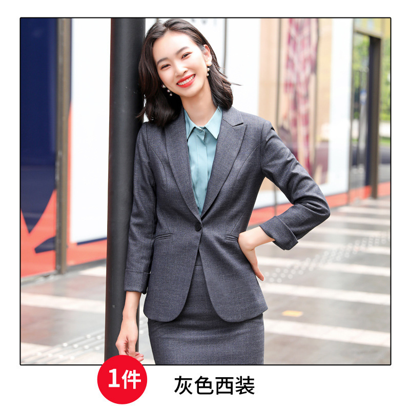 職業服気質女神範スーツスーツ正装韓国版ファッション気質ビジネス高級スーツol作業服|undefined