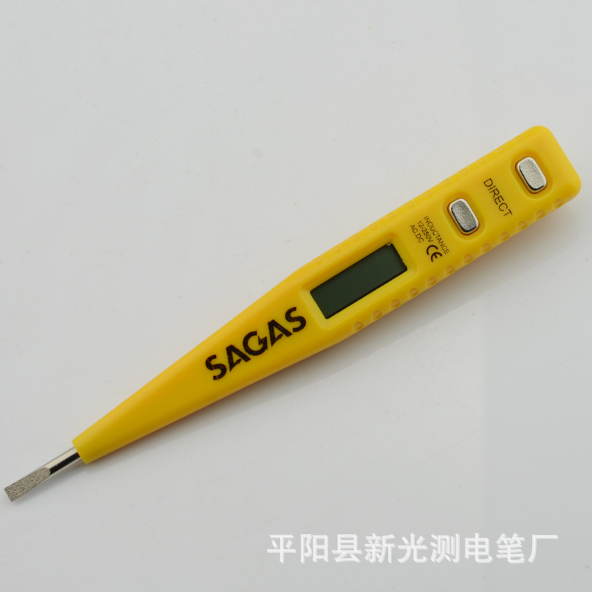 厂家直销感应测电笔无电池驱动数显电笔电工验电笔家用测电笔AN-2