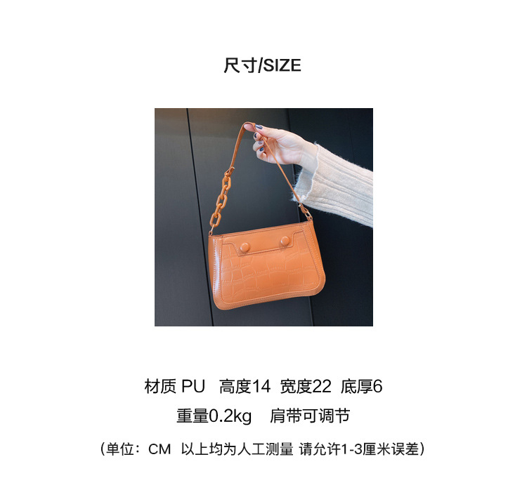 Korean Shoulder Fashion All-match Underarm Bag display picture 26