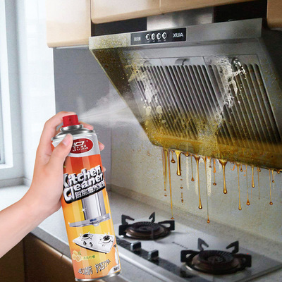 kitchen Oil Cleaner Strength foam decontamination Degreaser Almighty clean Hood Stove Cleaning agent