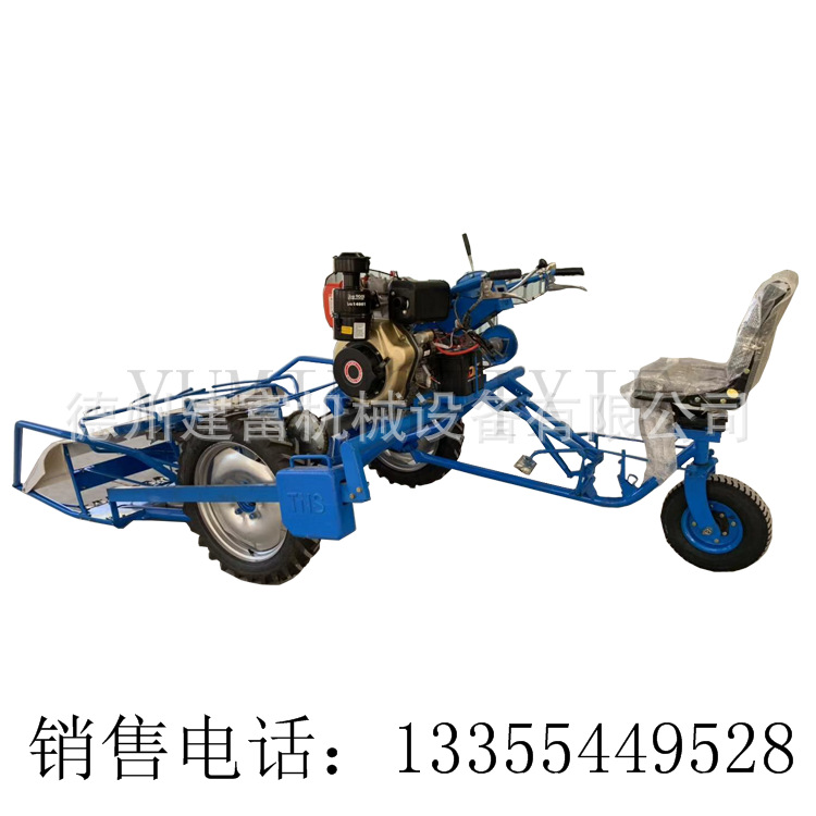 三轮柴油自走式芦苇割捆机 稻麦燕麦蒲草收割打捆一体机 出口品质