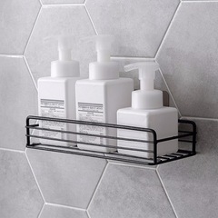 New multifunctional iron bathroom shelf, bathroom without drilling toilet washroom hanging storage rack