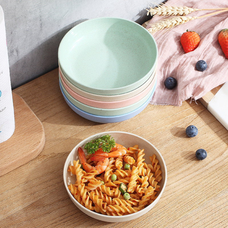 Deep Dish Spit-bone Dish Household Chinese-style Small Plate Cute Little Fresh Bone Dish Dining Table Garbage Plate Side Dish Plate