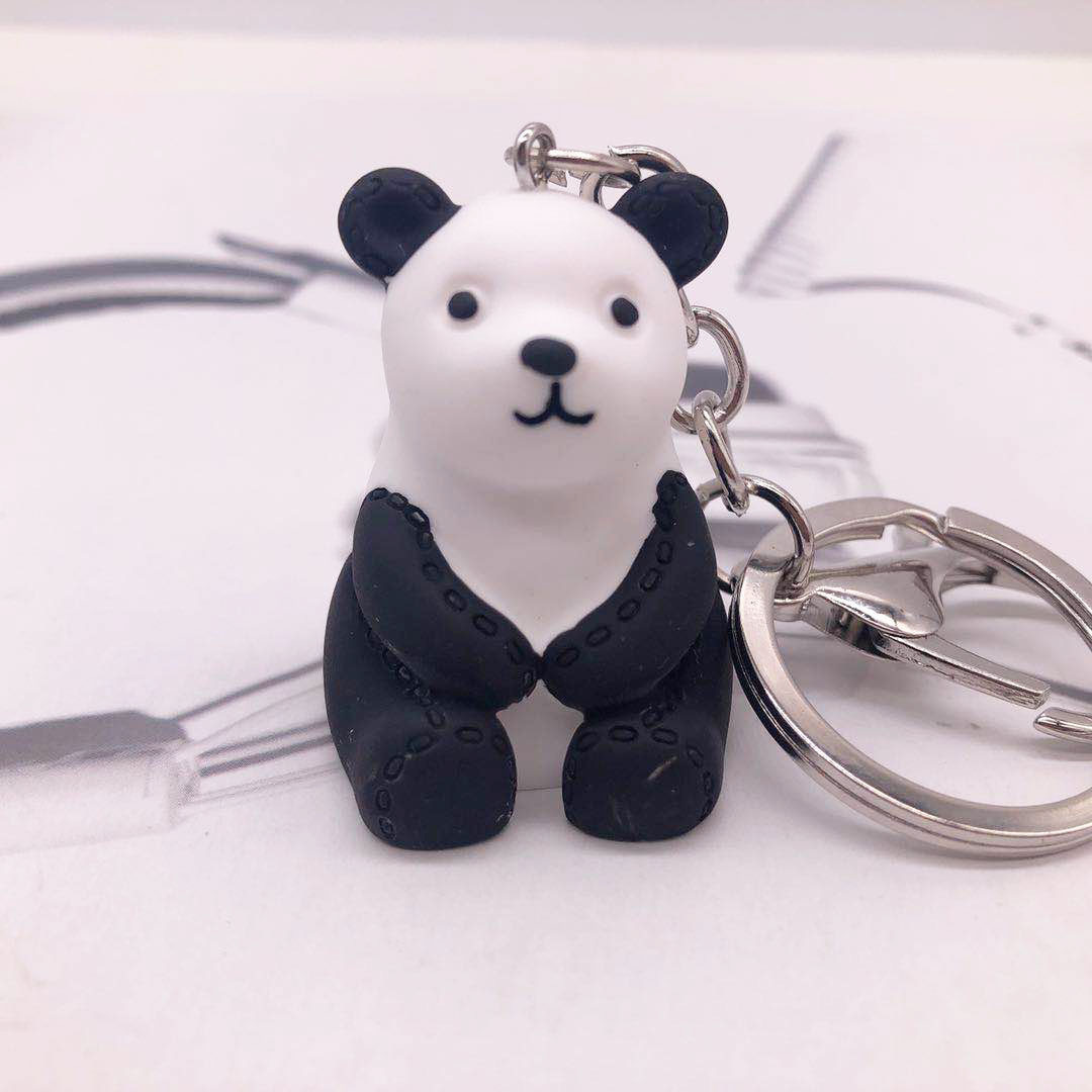 Creative simulation cartoon resin panda...