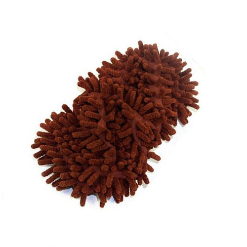 Factory wholesale floor cleaning removable washable snowflake slipper lazy mopping shoe mop cover mopping shoe cover