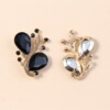 High-end pin, brooch, suitable for import, wish, European style, bright catchy style, diamond encrusted