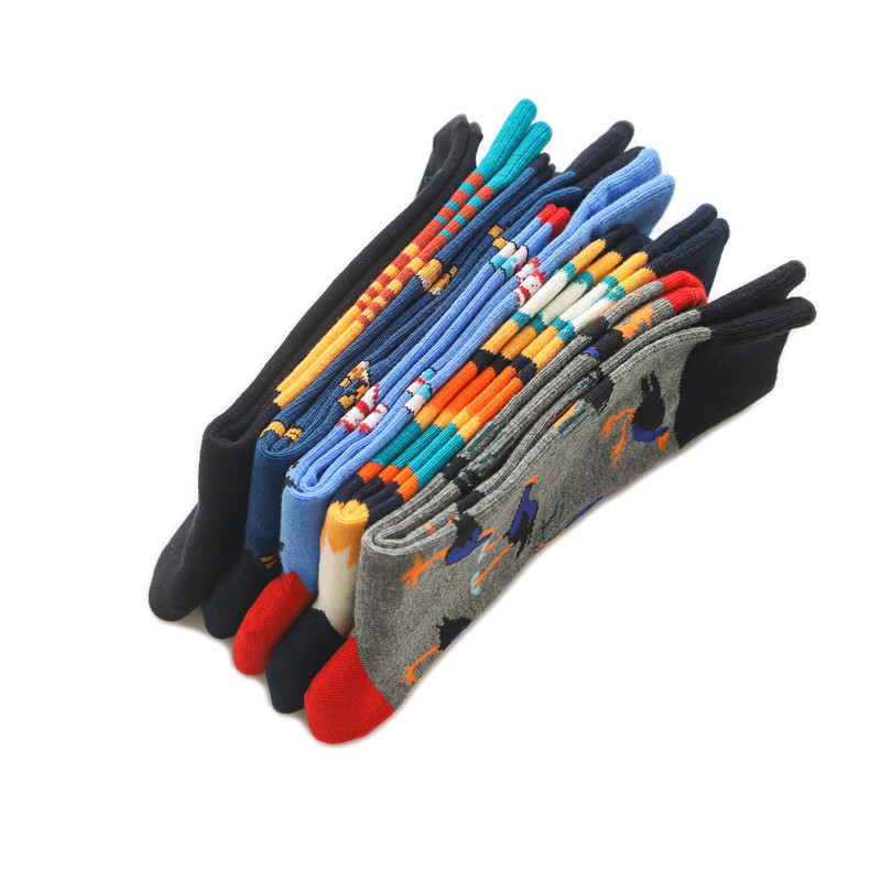 65g Weight Socks Classification Socks Lingerie Type Cotton (more than 50%) Fabric Type A Pair Quantity Casual, Daily Occasion Animal, Color Block Pattern All Seasons Season Unisex Gender Cute Style A Pair Cute Unisex Animal Color Block Cotton (more Than 50%) Crew Socks 8
