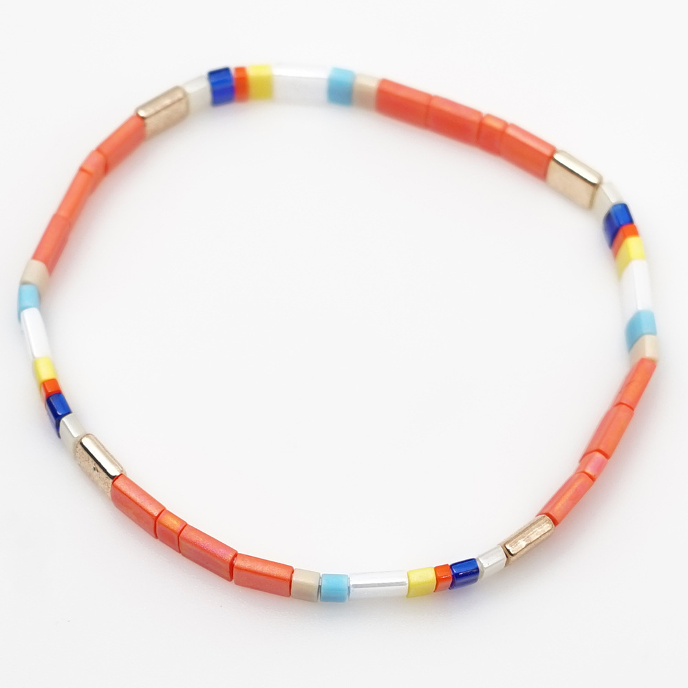 design personality tila bead bracelet colorpreserving gold bead suit jewelrypicture4