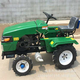 农用果园管理机 15马力小型四轮拖拉机旋耕机 家用四轮旋耕机图片
