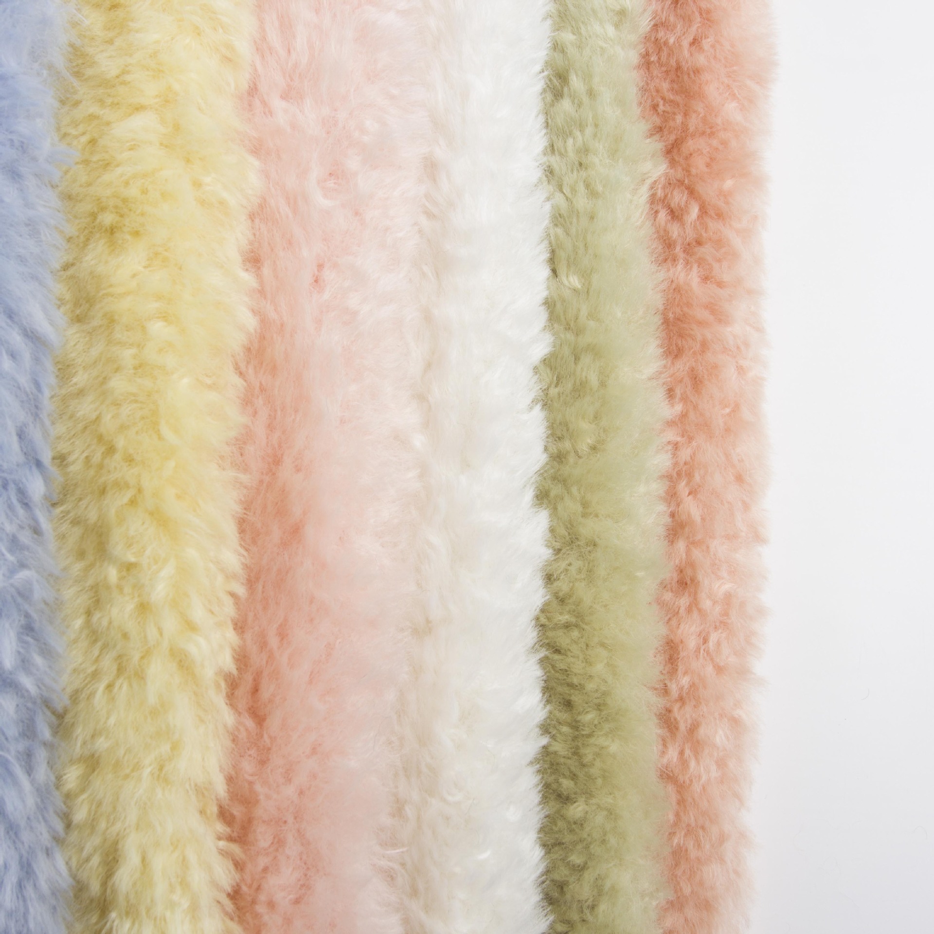 工厂供应新品北美羊绒梦幻羊绒大颗粒小浣熊澳洲羊绒可复合面料