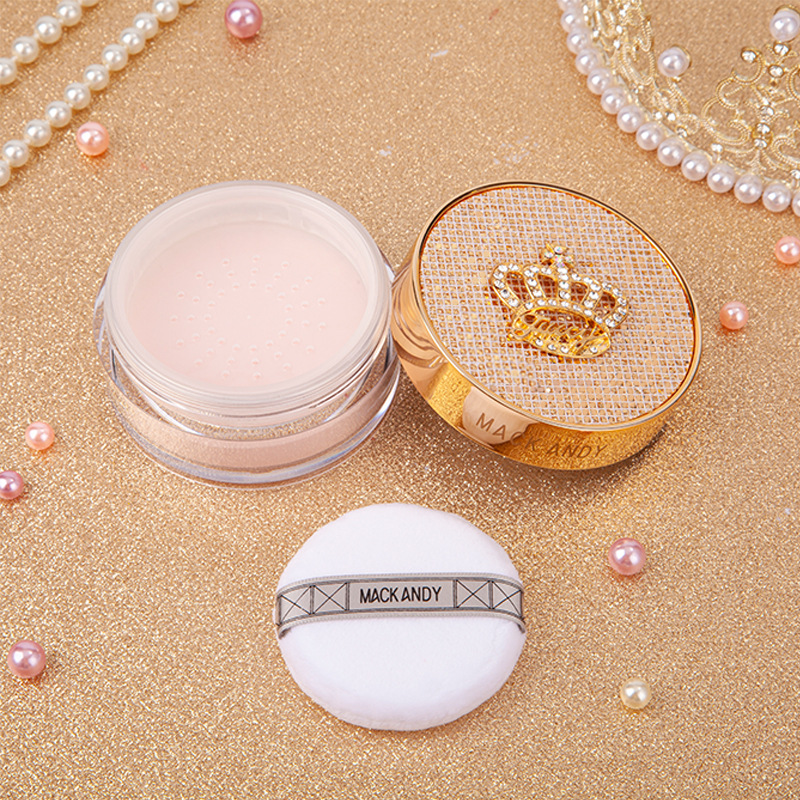 玛可安迪小皇冠轻盈定妆空气蜜粉控油服帖不飞粉快手一件