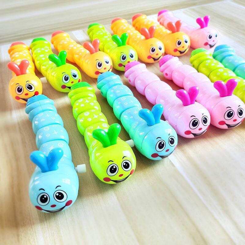 Factory sales children's infant puzzle baby creative cute cartoon hair string string caterpillar live toys