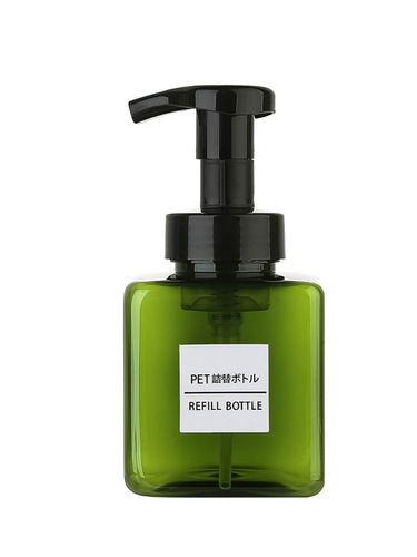Mousse foaming bottle hand soap dispenser bottle foam shampoo bottle push-type facial cleanser foamer