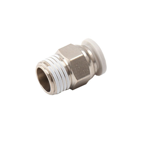 Pneumatic copper freeze-proof joint PC external thread straight through quick-connect joint M5 straight quick-connect joints 6, 8, 12