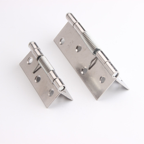 Stainless steel spring hinge automatic closing and returning hinge rebound small hinge 1 inch 1.5 inches 2 inches 3 inches 4 inches
