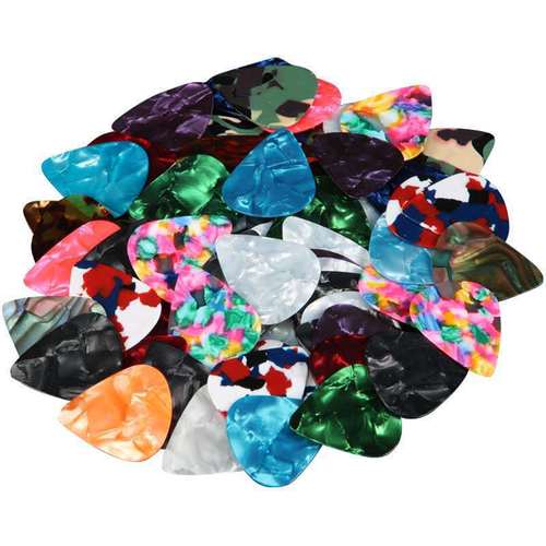 Guitar Picks: Celluloid 0.46 0.71 0.96 Picks, ABS Finger Pick Guitar General Picks