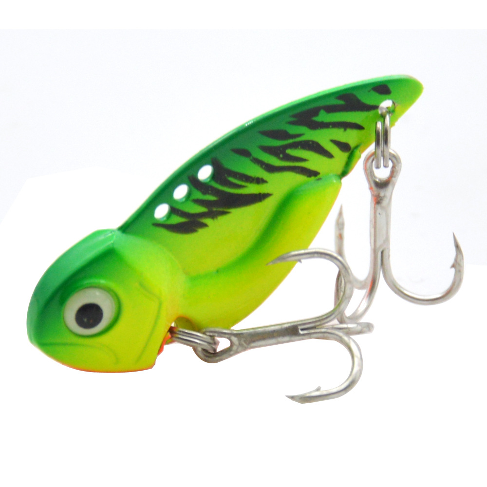 5 Colors Metal Blade Baits Spinner Blade Lures Fresh Water Bass Swimbait Tackle Gear