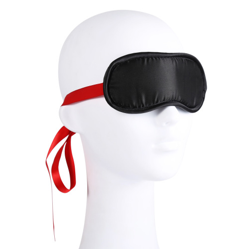 Factory store wholesale erotic products satin blackout eye mask face mask alternative toys game sleep eye mask mask 