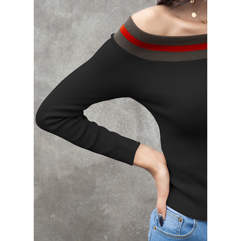 autumn new style one-shoulder long-sleeved zipper cardigan  NSSA26486