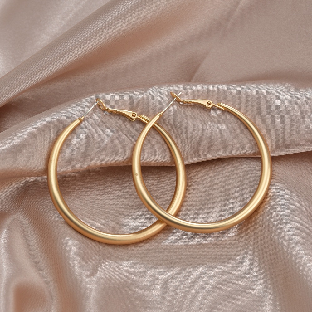 New Exaggerated  Classic Fashion Metal Hoop Earrings display picture 2