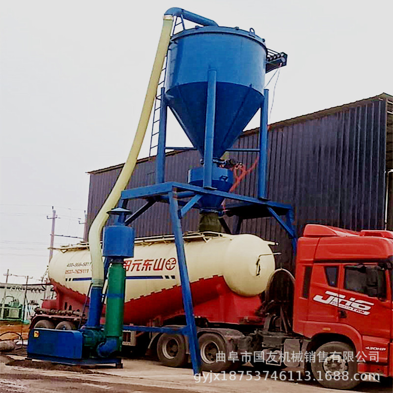 甘肃地库水泥自吸式装车机 铝粉负压抽粉机 碳黑粉气力输送机厂家