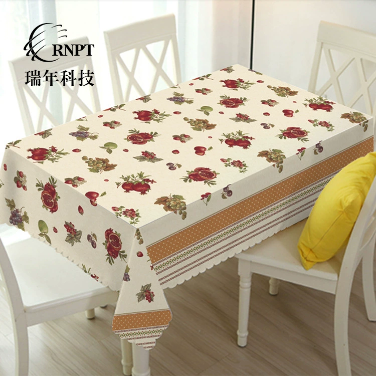 [Фабрика Горячая продажа] Китайская европейская печатная скатерть для домашнего чая столик скатерть водонепроницаемая маслостойкая ПВХ скатерть