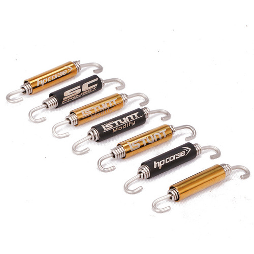 Motorcycle exhaust pipe tension spring 304 stainless steel extended and thickened hook exhaust ISTUNT spring hook tension spring