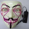 Halloween Mask Funny Cool led Party party terror Scary Death Covering her face luminescence Mask