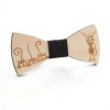 Wooden men's bow tie for elderly with bow, suitable for import