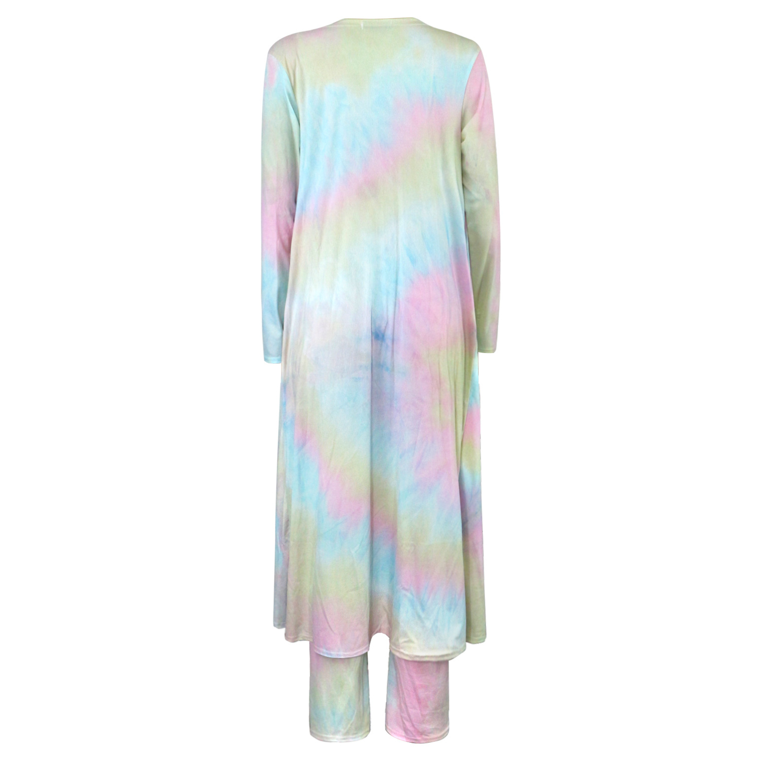 women s high elastic pit strip tie-dye three-piece suit nihaostyles clothing wholesale NSBMF80100