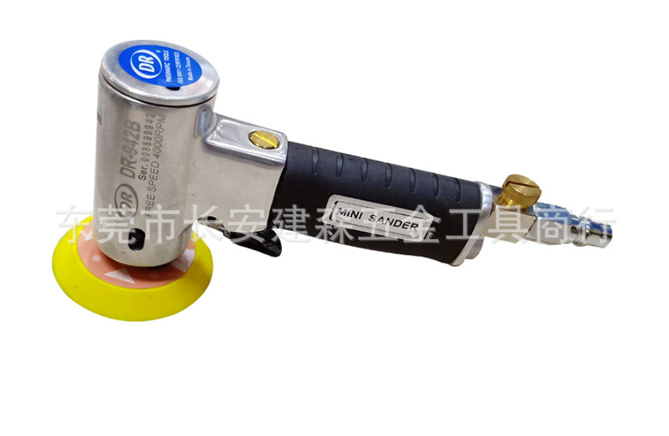 正品原装台湾DR气动2寸或3寸打磨机偏心式抛光机DR-942B