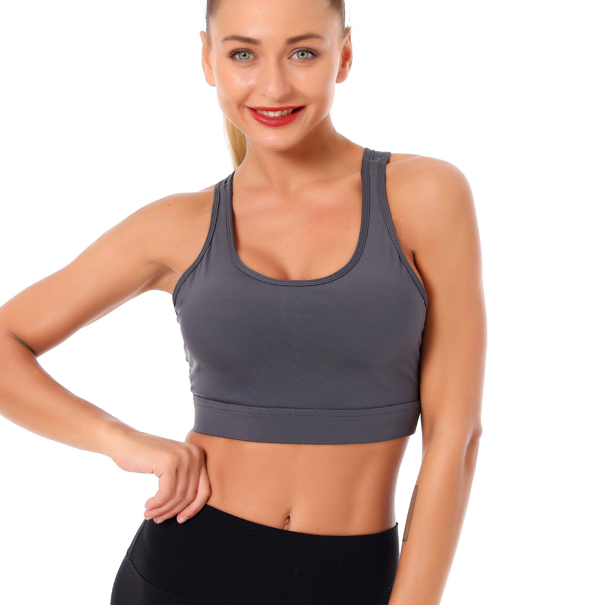 Light support criss-cross sports bra NSNS47255