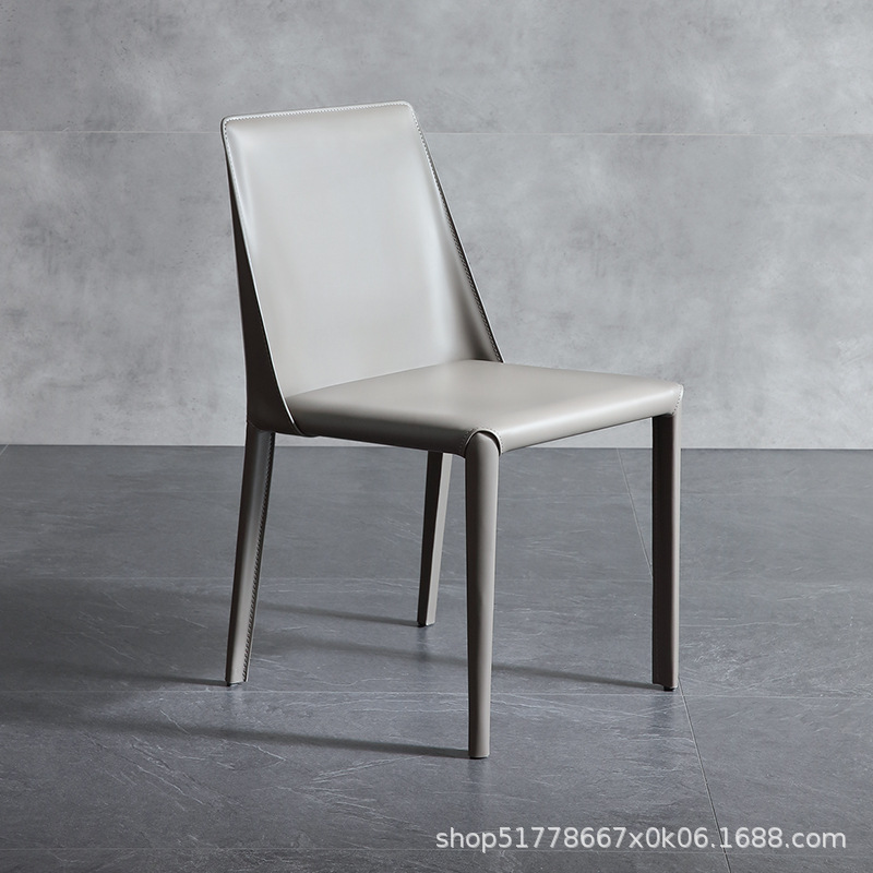 Modern simplicity desk chair, makeup chair, Nordic chair back chair, saddling chair light luxury dining chair home stool