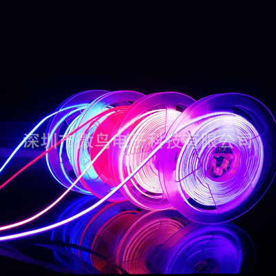 The new color COB Light belt 12V 24V blue Purple powder Spot Soft lights LED Light Bar 512 Light