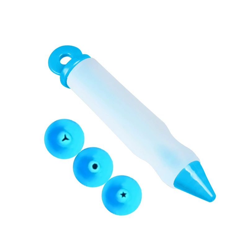 Silicone 4 -headed mouth decorative pen cream chocolate writing pen cake baking biscuits dessert decorative pen