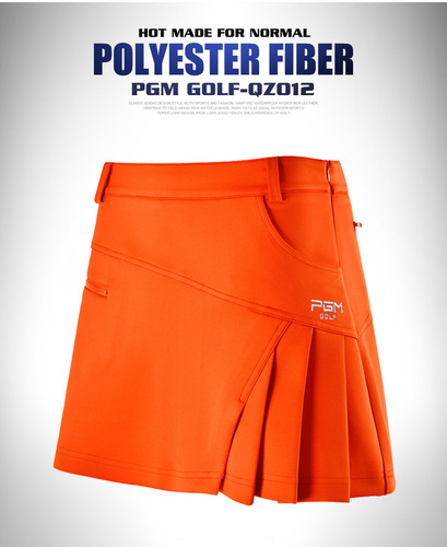 PGM golf skirt, zippered trouser skirt, fashionable pleated skirt, underwear, sports skirt for women