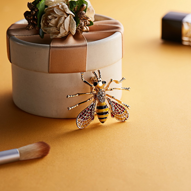 20g Weight Rhinestones Inlay Material Brooches Classification Alloy Material Animal Pattern Plating Craft Fashion Pin Animal Alloy Plating Rhinestones Unisex Brooches 11