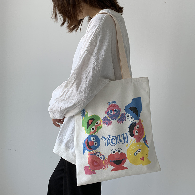 Japanese capacious one-shoulder bag