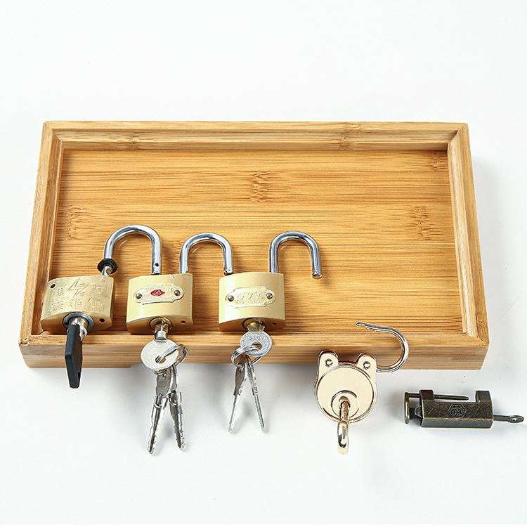 Montesso Rully Teachers imitation copper lock game Learn the unlock key Montess Monte's daily life family wholesale 4